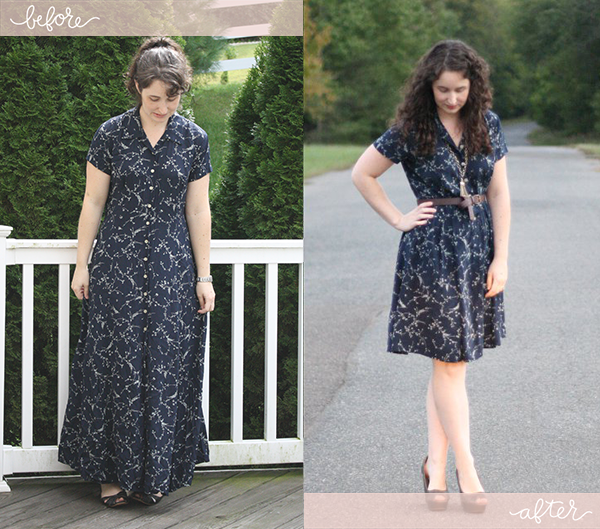 How to Temporarily Shorten a Maxi Dress