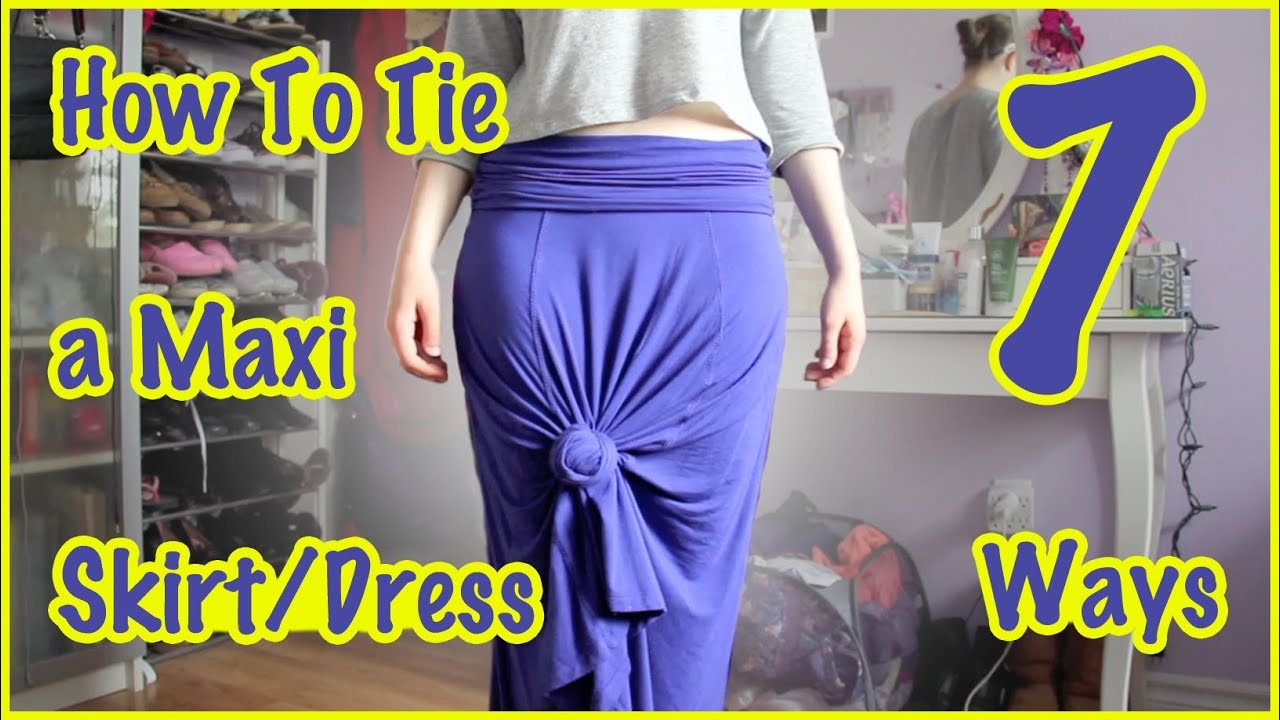How to Tie a Maxi Dress With Slits