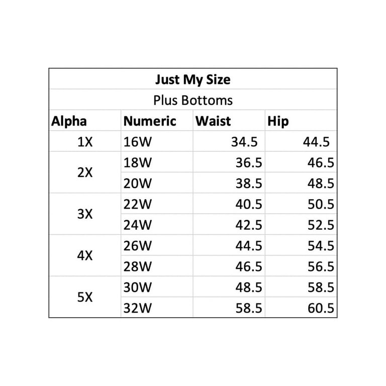 What Size is 2X in Women'S Pants