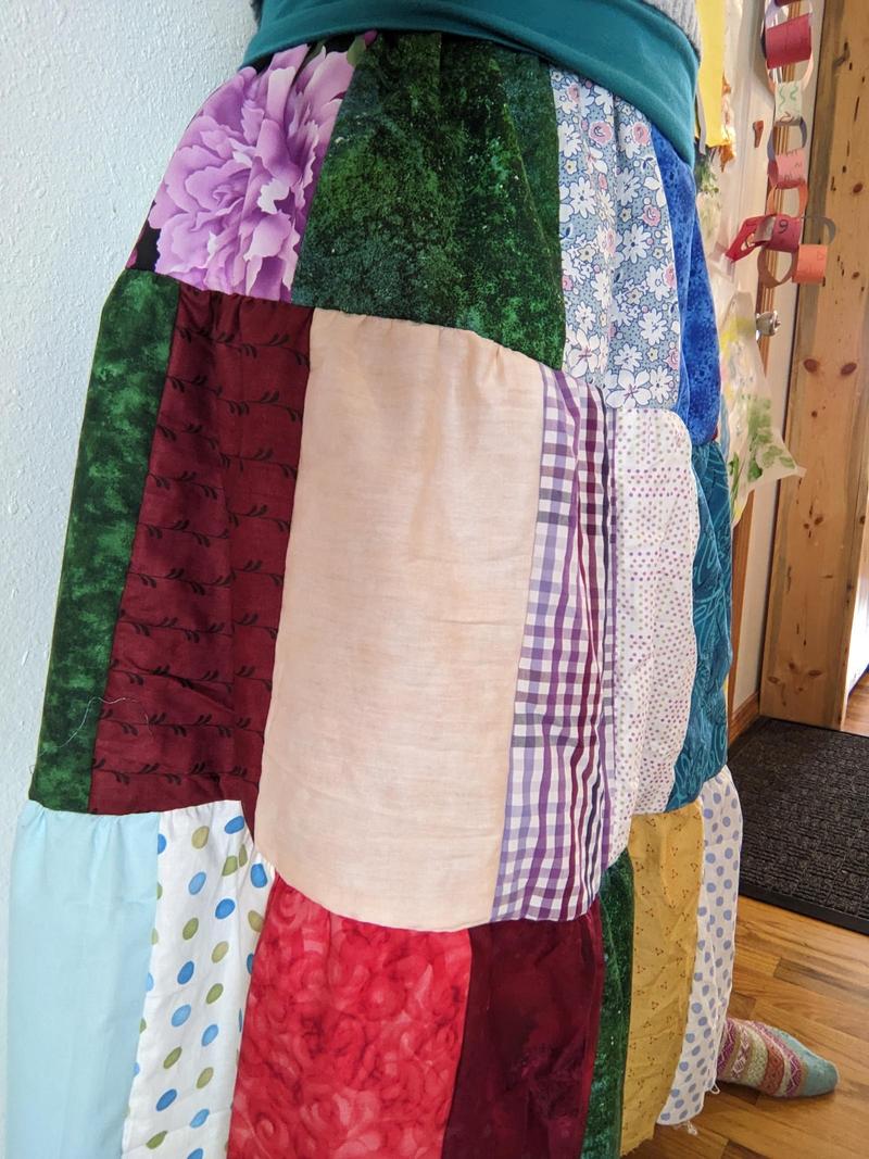 How to Make a Patchwork Skirt