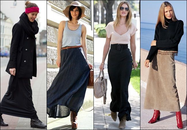 What Shoes to Wear With Long Skirt