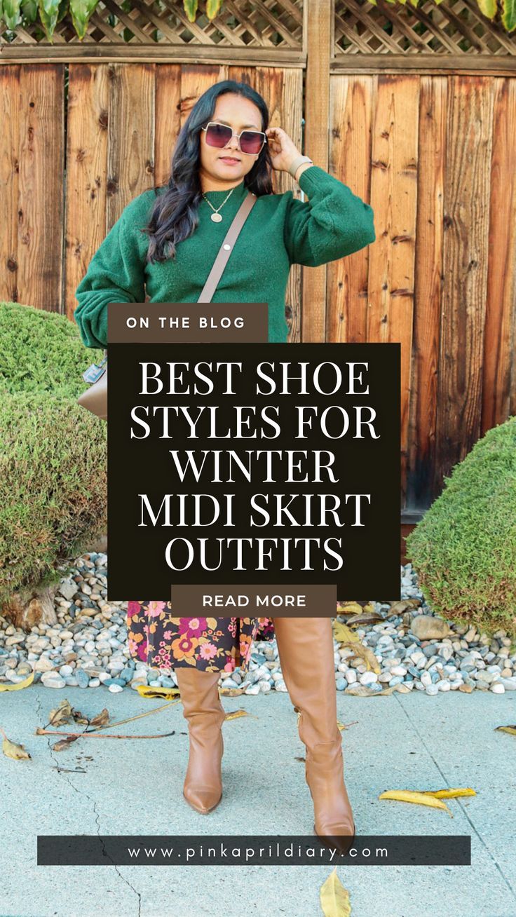 What Shoes to Wear With Midi Skirt in Winter