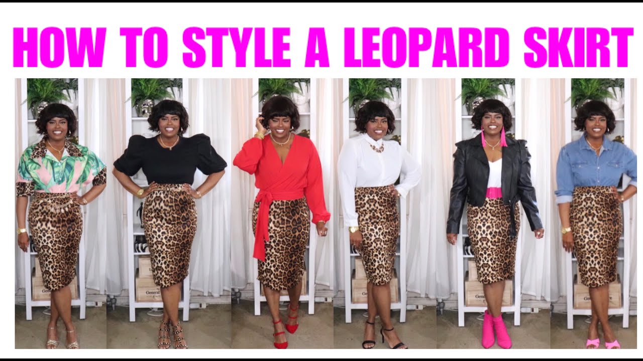 What to Wear With Animal Print Skirt