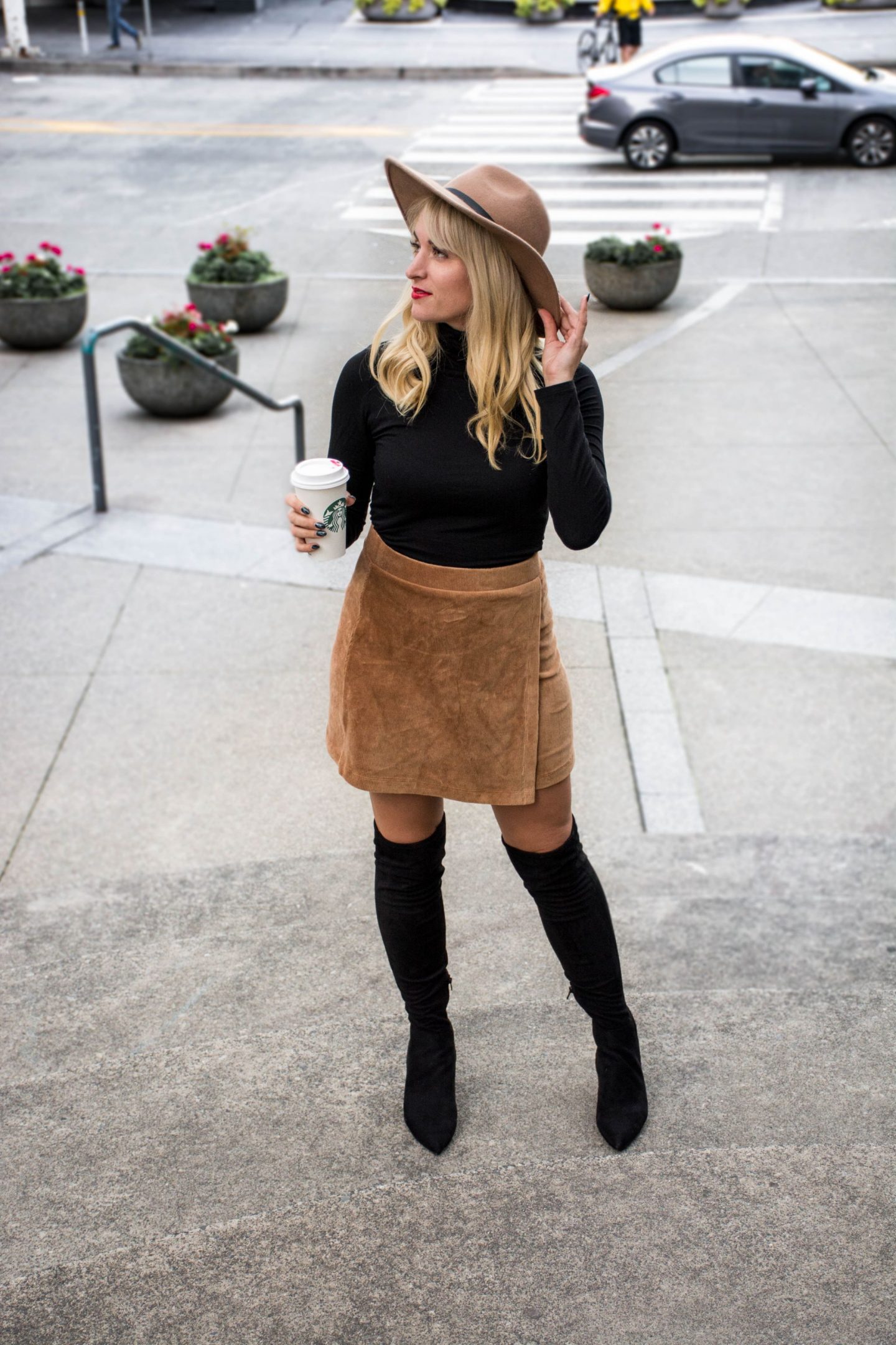 What to Wear With Cord Skirt